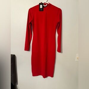 Red Fashion Nova bodycon dress